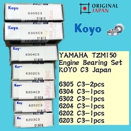 TZM 150 KOYO C3 JAPAN ENGINE BEARING SET X 7PCS