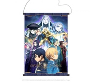 正版掛畫 刀劍神域Alicization 桐人 尤吉歐 亞絲娜 愛麗絲
