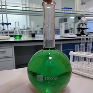 LAB Round Bottom Boiling Flask 1000ml Boiling Flask, 3.3 Boro. Glass, Long Neck Round Bottom