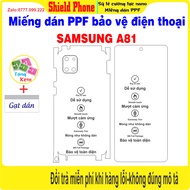 PPF sticker to protect SAMSUNG A81 phone