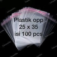 Plastik opp 04 25x35 / Plastik Baju / Plastik OPP Lem