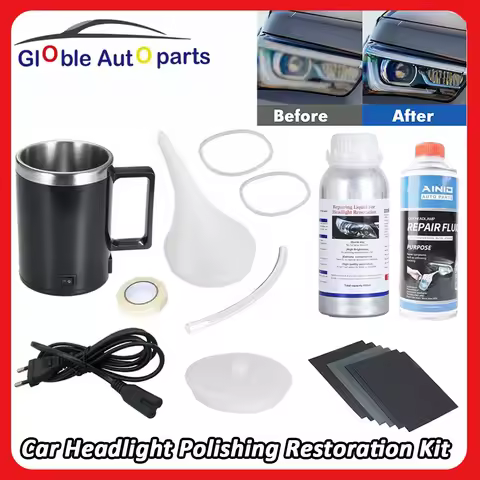 Car Headlight Renovation Kit Repair Liquid Polymer Kit Polishing Agent Scratch Remover Car Headlight