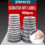 100Pcs Scratch Off Label Silver Rectangle Adhesive Scratch Off Sticker Card Scratchcard Sticker 刮刮乐
