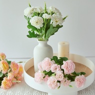 Artificial Flowers 10 Heads Spring Carnation Fake Flowers Home Decoration Small Fresh Flowers Mother's Day Simulation Flowers
