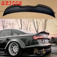 For Audi A6 C7 Spoiler S6  Carbon Fiber Spoiler Rear Trunk Wing For Audi A6 C7 / 4G 2012 - UP Fit 4-