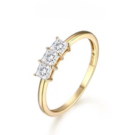 MINTYBOX Moissanite Ring Princess Cut 10K 14K 18K Engagement Wedding Jewelry Wedding ring pawnable 1