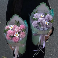 teacher gift bouquet flower Bouquet Carnation Premium Selesai Bunga Simulasi Kreatif Hari Lahir Hadi