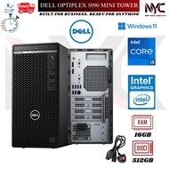 Dell OptiPlex 5090 Mini Tower i5 11th Gen 16GB RAM 512GB SSD Business Desktop PC Win11