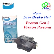 Proton Gen2, Persona  Bendix General CT Rear Disc Brake Pad