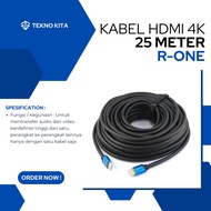 HDMI Cable 4K 25M - HDMI Cable R-ONE - Premium HDMI Cable 4K 25 Meters