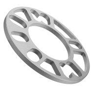 Q2-4Pcs Aluminum Wheel Spacers Shims Plate Auto Wheel Spacers Stud For 4X100 4X114.3 5X100 5X108 5X1