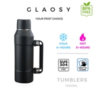 1500ML Big Tumbler 304 Stainless Steel Bottle Large Thermos Vacuum Flask Botol Air Bekas Tahan Sejuk