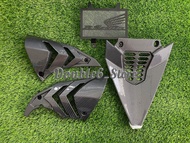 HONDA RS150 V1 V2 SIDE ENGIN COVER COOLANT COVER ENGINE COVER COLOUR PNP RS150 SET CARBON SIAP SCREW BRACKET