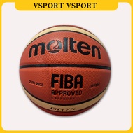 MOLTEN GG7X BASKETBALL SIZE 7 ORIGINAL BASKETBALL FREE VALVE PUMP & NET