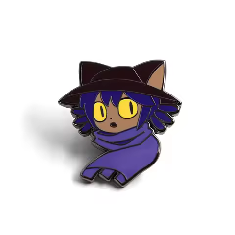 1 pc OneShot Game Niko Enamel Pin, Cat Ear Anime Character Badge, Indie Game Fan Collectible Fashion