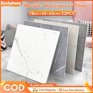 Marble Tiles 60X60CM Self Adhesive PVC Floor Sticker Lantai Vinyl Flooring Mozek Lantai Lantai Pelek