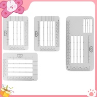[New B]4 Pcs Template Ruler for Envelopes Brush Pens Making Thank You Card