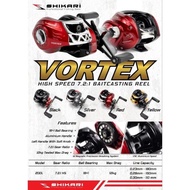 Terlaris reel BC shikari vortex / voltra HS 7.2:1 baitcasting