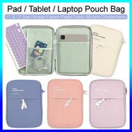 11/13 inch Pad/ Tablet/ Laptop Pouch Bag Compatible for i-Pãd Korean Fashion Pastel Color Bag