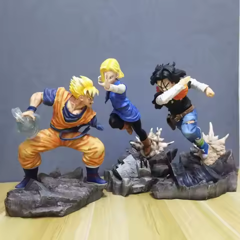 Anime Dragon Ball Gogeta Future Gohan Gk Action Figures PVC Model Fusion Warrior Collection Desktop 