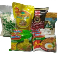 Paket Sembako Extra Hemat 1 - Beras, Minyak, Kopi, Gula, Mie