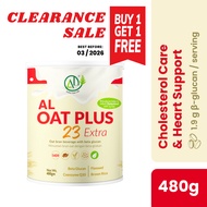 CLEARANCE BUY1 FREE1 AL OAT PLUS 23 EXTRA 480G x 2 UNITS - FOR CHOLESTEROL (EXP: 05/03/2026)
