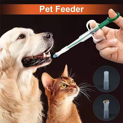 1/5/10Pcs Pet Pill Applicator Cats Dogs Syringe Pill Water Milk Tube Feeder Drinker Deworming Syring