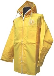 11EA029 Squid Stamp Fisherman Rainwear Jumper, 2L, Yellow