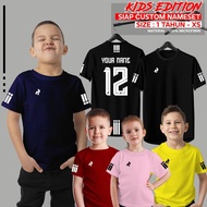 SWS31 JERSI KANAK-KANAK LELAKI PEREMPUAN CUSTOM NAMA JERSEY KANAK2 MURAH KIDS BOY GIRL CUSTOM NAME A