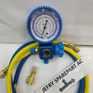 Testing Manifold Single R32 R410+Hose R22+Adapter R410 R32 Set