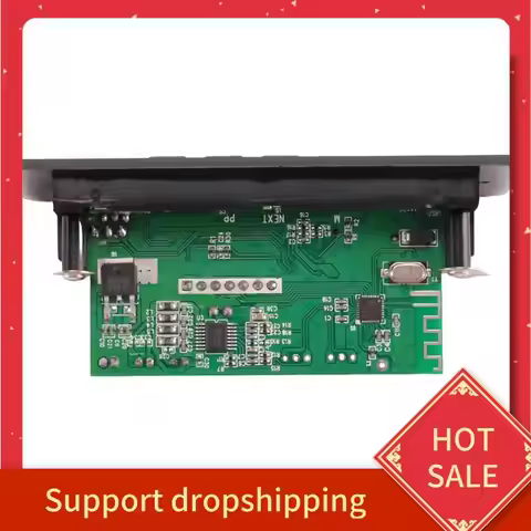 B44C 4Pcs 2X25W 50W Amplifier MP3 Player Decoder Board 5V-12V Bluetooth 5.0 Car FM Radio Module Supp