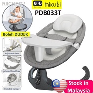 【NEW】◆MIKUBI Baby Auto Swing Leaf Bouncer (PDB03/SY608) Bouncers Baby Swing Chair Buaian Baby Rocker Buaian Elektrik