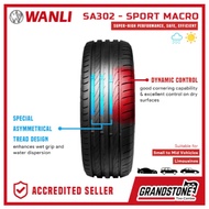 Wanli SA302 Sport Macro Passenger Car Tires Rim 16 195/45R16 195/55R16 205/45R16 205/55R16 1/2