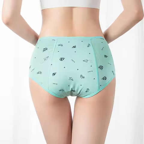 5 Pcs Wholesale Lot Girls Children Leak-Proof Briefs Lingerie For Menstrual Period Panties Cotton Mo