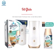 Pengharum Ruangan Otomatis Glade Automatic Alat Semprot Spray Matic 3in1