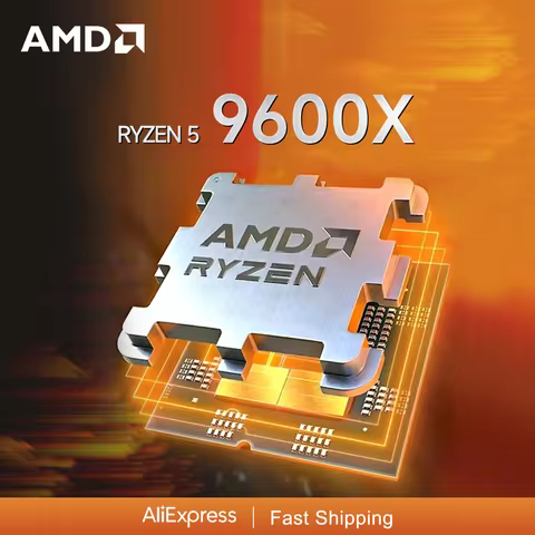 AMD R5 9600X Ryzen 5 9600X 5.4GHz 6-Core 12-Thread 38MB Game Cache 4NM TDP 65W DDR5 Socket AM5 Zen 5