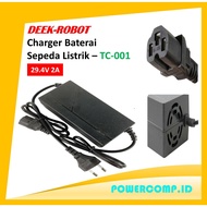 Deek-Robot TC-001 Electric Bike Charger Adapter Lead Acid Battery Charger EU Plug AC 110-240V For Re