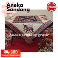 Taplak Meja Segi Empat Batik Sekolah kantor Guru / Taplak Meja Motif Hewan / Kain Segiempat Karakter Ruang Kelas / Hiasan Ruang Tamu Kecil 100 x 100 cm