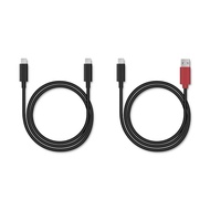 Huion Full-Featured Type-C Cable USB-C to USB-C Cable(3.2FT) & USB-C to USB-A(3.2FT) Suitable for Ka