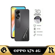 LAYAR PROMO Garskin Carbon OPPO A78 4G Back Screen Protector