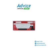KEYBOARD WIRELESS AULA FIRE75 PINK BLACK RED (TTC PURPLE SWITCH/BLUETOOTH) : A0178057