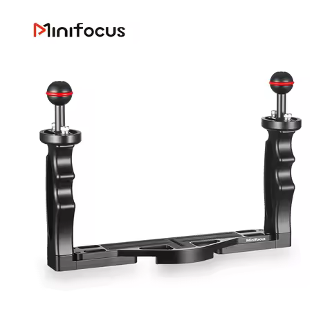 Adjustable Dual Handle Diving Tray Stabilizer Rig for GoPro Canon Sony DSLR Camera Smartphone Underw