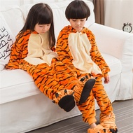 Kigurumi Tiger Onesie Anime Overall Totoro Cosplay Fancy Cat Onepiece Animal Costume Child Kid Baby 