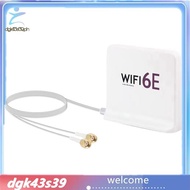 [Pretty] Portable 2.4G/5G/6G WiFi 6E Antenna with Cable Indoor Wireless Antenna with Magnetic Bottom