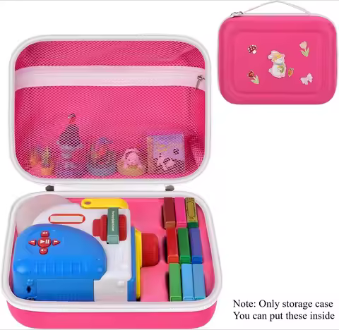 Case Compatible with Little Tikes Story Dream Machine Starter Set, Toys Storage Bag with 5 DIY Embro