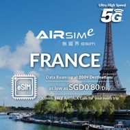 AIRSIMe Global Travel Prepaid eSIM - France