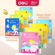 Deli Educational Coloring Book For Kids Mandarin Story Painting Buku Mewarna Kanak Kanak (4 Pcs)