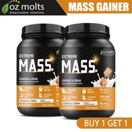 Ozmolts Mass Gainer Protein Powder Lean Muscle Gainer Supplement for Weight & Muscle Growth High Cal