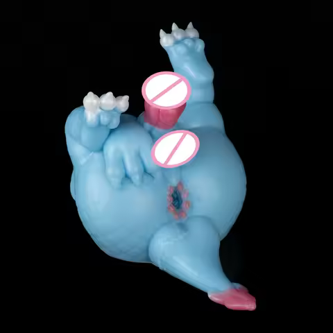 GEEBA Lifelike Blue Dragon Butt Silicone Male Masturbator Pocket Pussy Onahole Artificial Vagina Str