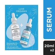 LUXE ORGANIX Miracle Repair Serum 20ml + Aqua Lock Serum 20ml